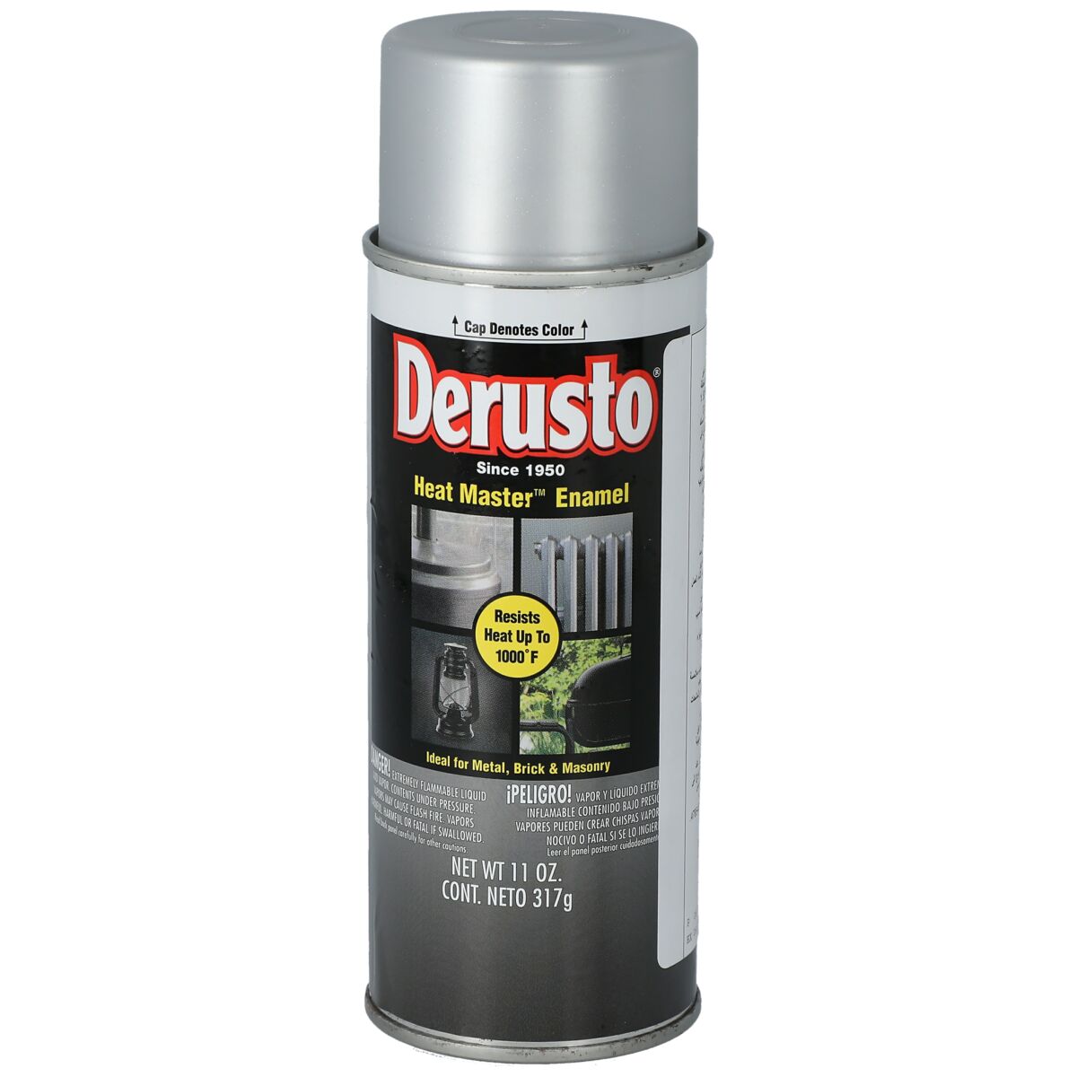 SPRAY PAINT 11oz HIGH TEMP ALUM DERUSTO Paints & Stains Paints